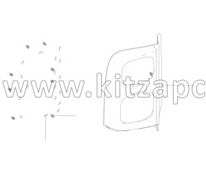 Накладка левого заднего фонаря HAVAL H9 2pecт 5401370XKV4AA